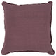Surya Solid SL-010 22"x22" Pillow Kit, Eggplant