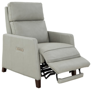 James Zero Gravity Power Recliner w/Power Head Rest and Lumbar, Corbett Chromium