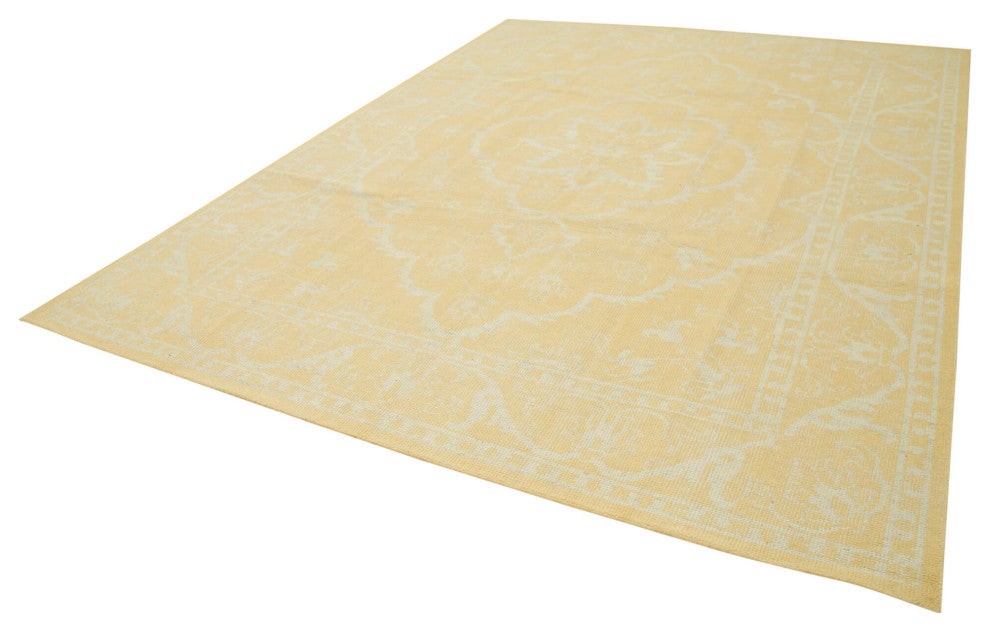 Rug N Carpet - Hand-Knotted Oriental 8' 11" x 11' 11" Decorative Oushak Rug