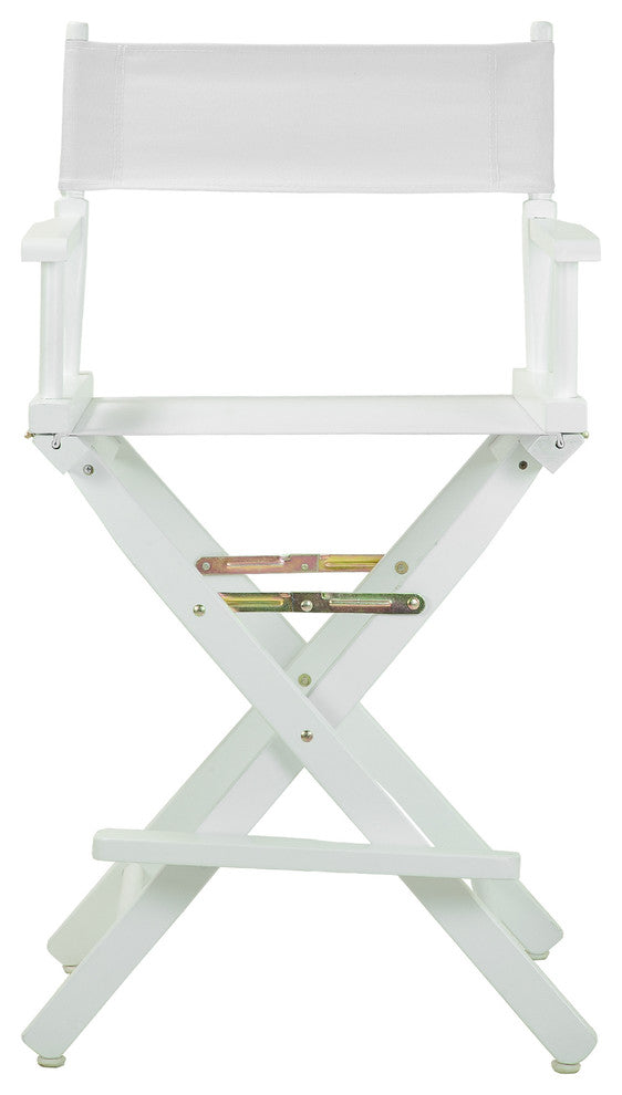 024" Director's Chair White Frame-White Canvas