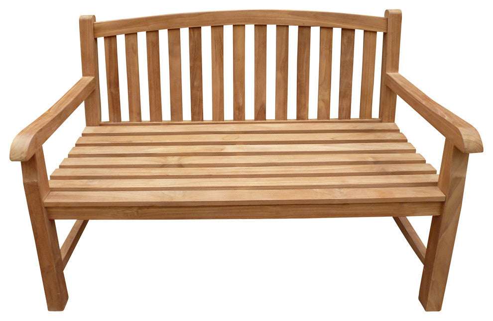 Seven Seas Teak Oval Bench