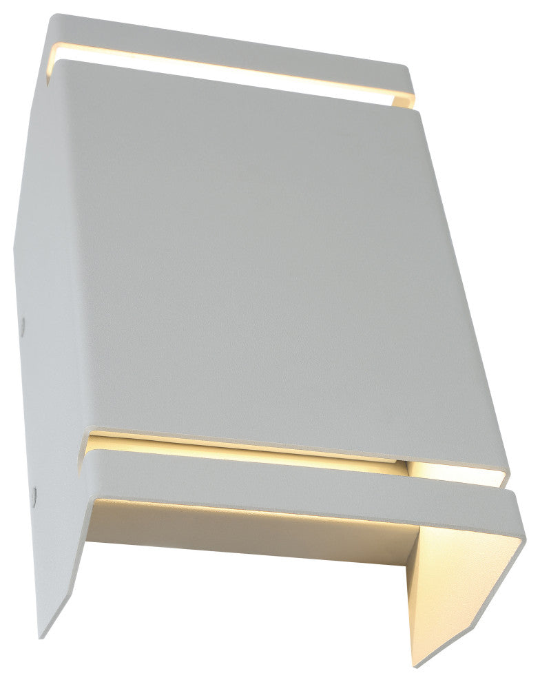 La Vida Bi-Directional Tall Outdoor LED Wall Mount, Satin