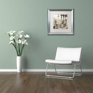 Alan Blaustein 'Lombardy VII' Art, Silver Frame, White Mat, 11x11