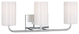 Rhett 3-Light Vanity, Chrome
