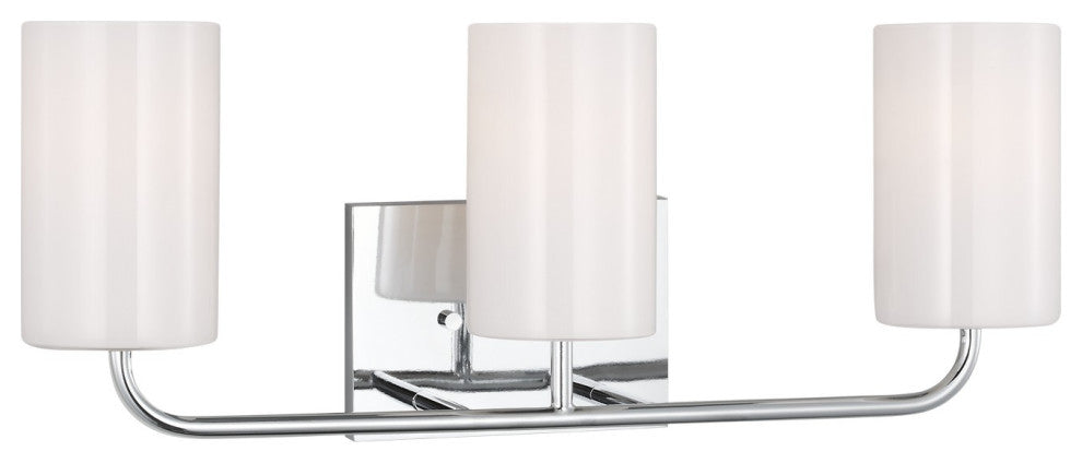 Rhett 3-Light Vanity, Chrome