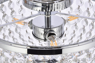 Cyrus 13" Flush Mount, Chrome