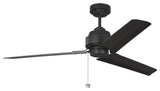 Arcade 54" Ceiling Fan in Midnight Black
