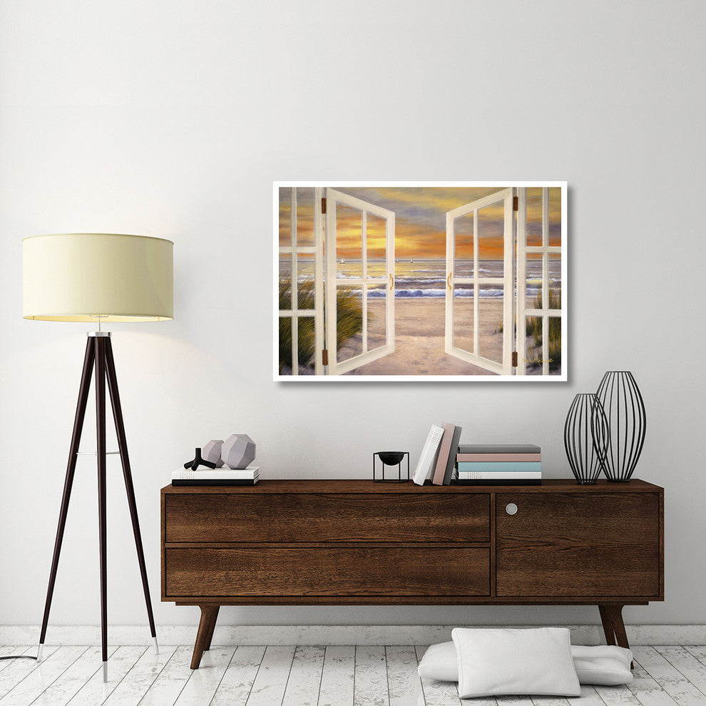 "Sunset Beach" Digital Paper Print by Diane Romanello, 50"x34"