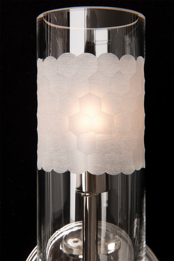 Wen2rth 3-Light, Wall Sconce, Polished Nickel
