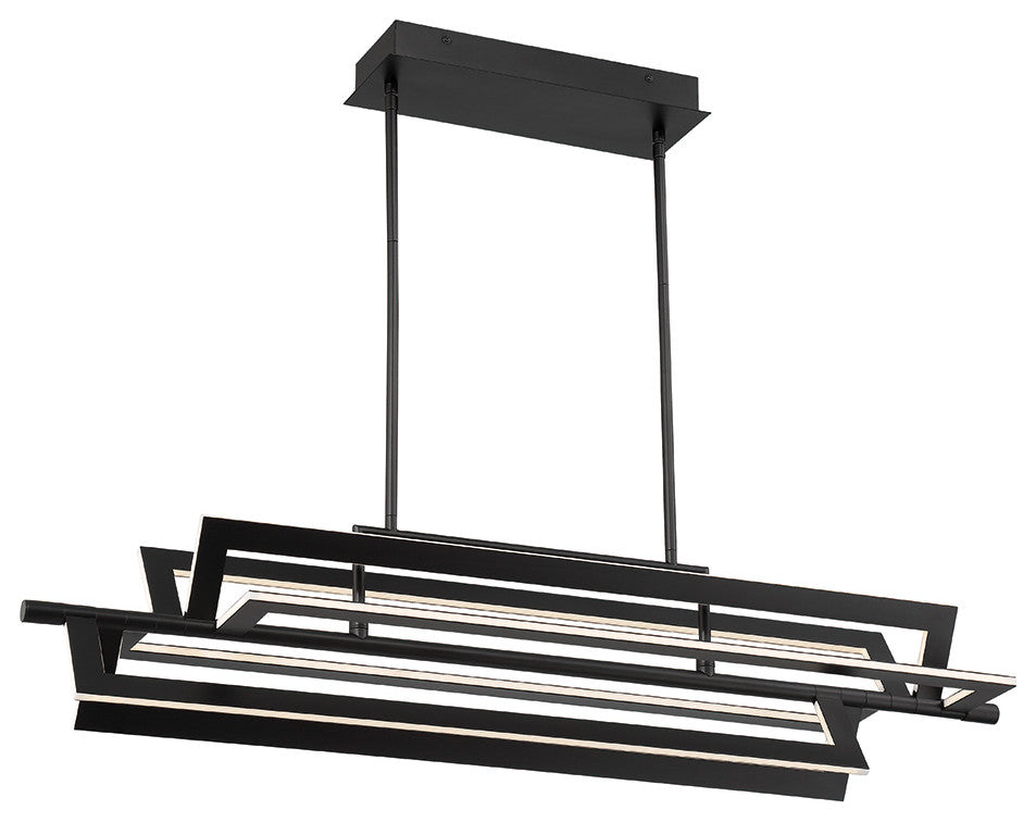 Livra 1-Light Chandelier, Black