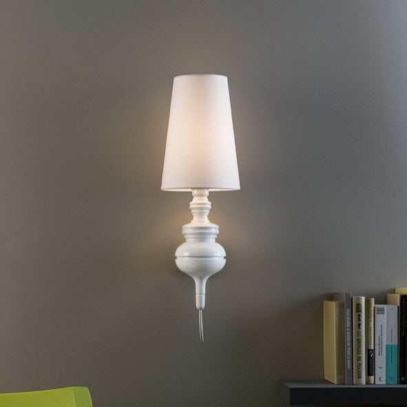 Luxury Wall Lamp in Classic Style for Living Room, Bedroom, White
