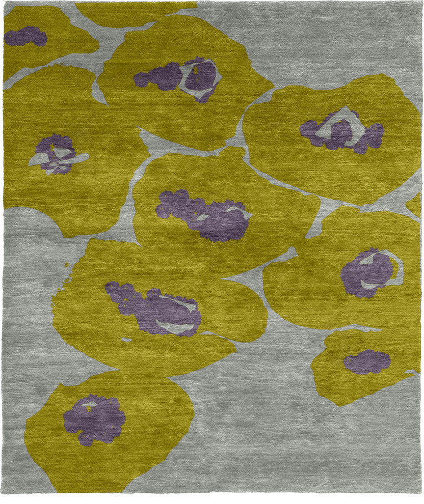 Stockwell B Hand Knotted Tibetan Rug, 5'x8'