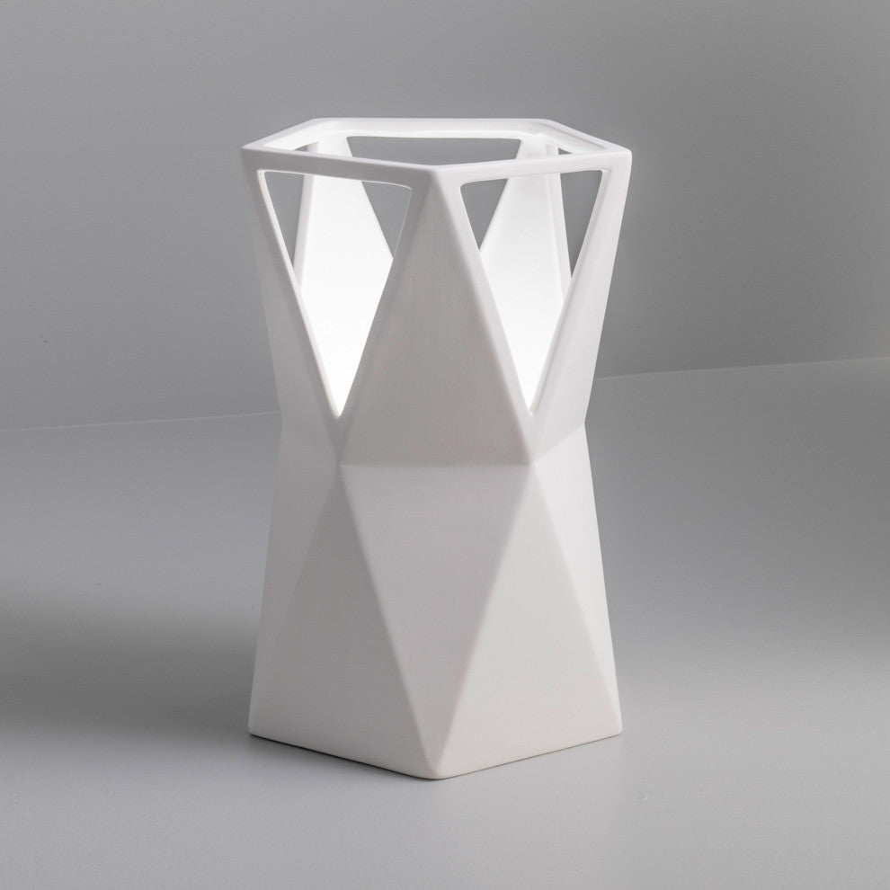 Totem, Ceramic Portable, Bisque, LED