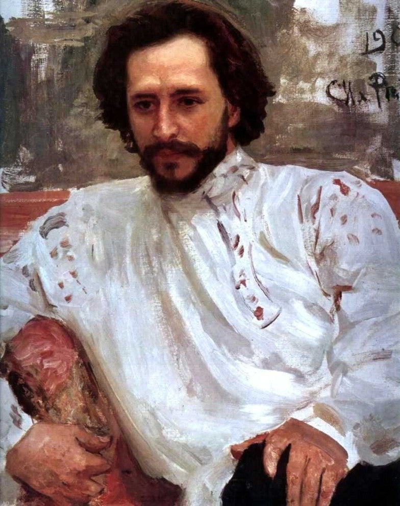 Ilia Efimovich Repin Portrait of the Author Leonid Andreev Gallery Wrap Canvas