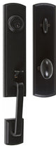 Briona Series Residential Single Cylinder Handle Set, Black, Left