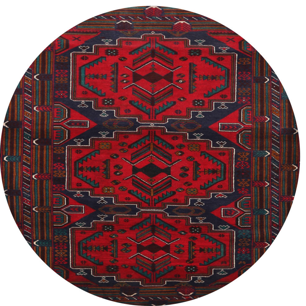 Ahgly Company Indoor Round Traditional Area Rugs, 3' Round