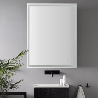 Pax Anti-Fog Front/Back-lit Bathroom Vanity Mirror, Touch Control, Height: 36"