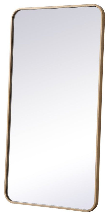 Elegant Decor Evermore Vanity Mirror Brass