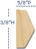 Concord Carved Molding, 5/8"