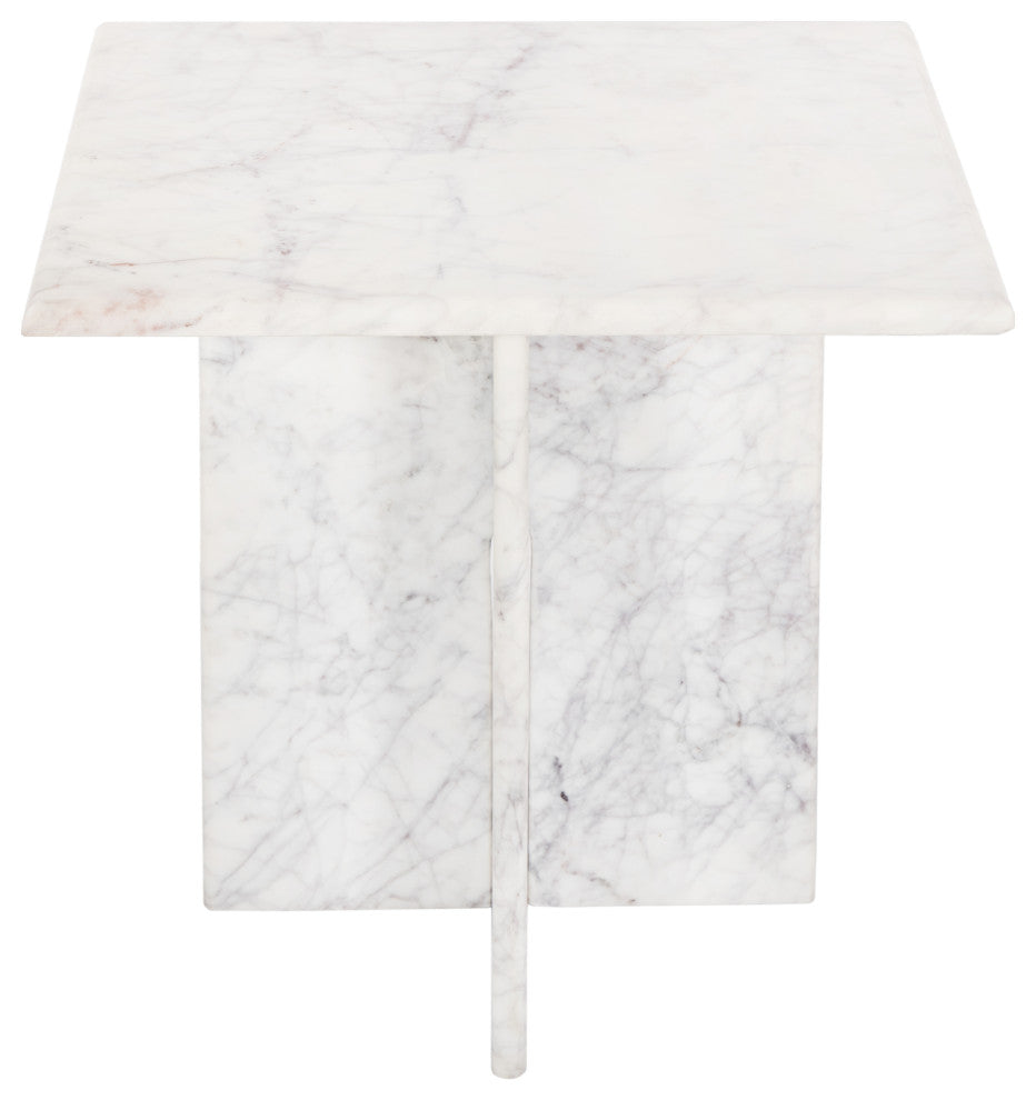 Verona End Table, White