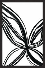 "Butterfly Petals" Framed Painting Print, 16"x24"