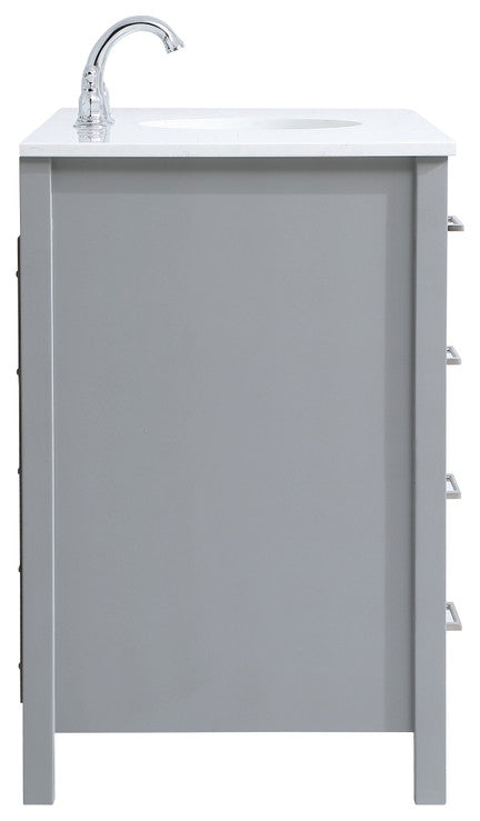 Isabel Grey 48" Single Sink Bathroom Vanity