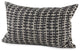 Light Gray and Black Lumbar Throw Pillow Cover