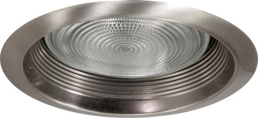 NICOR 17550ANKWL 6 inch Nickel Recessed Cone Baffle Trim, Wet Rated