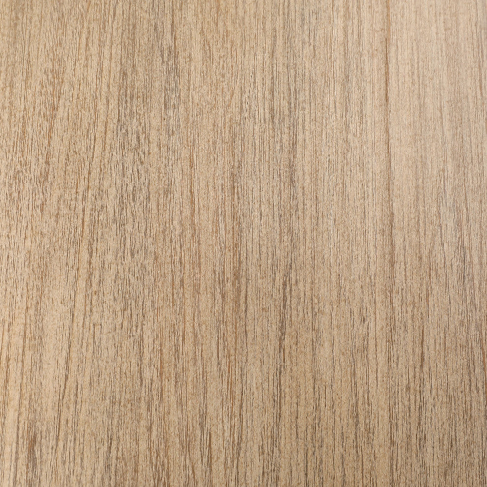 Rowena Single Drawer Pine Wood Nightstand, Light Warm Wash