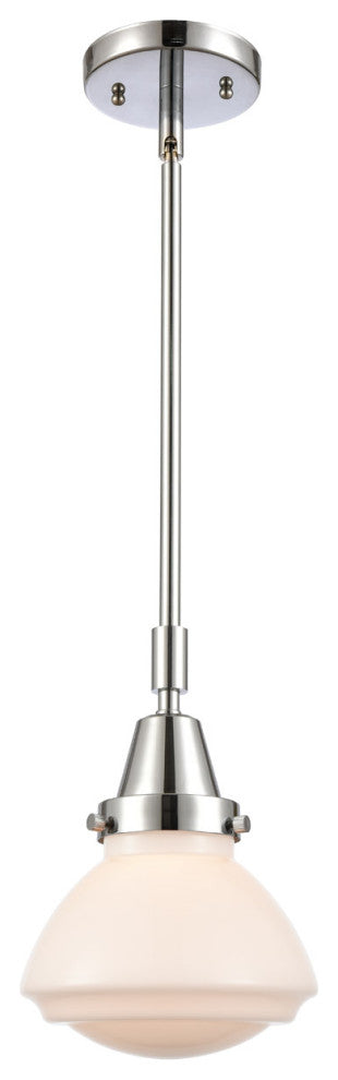 Innovations 447-1S-PC-G321 Olean 1 Light 6.75" Mini Pendant, Polished Chrome