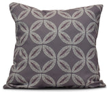 Tidepool, Geometric Print Pillow, Lavender, 20"x20"