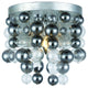 Isabel 1-Light Wall Sconce, Antique Silver Leaf