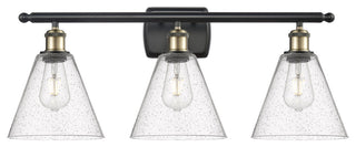 Innovations 516-3W-BAB-GBC-84 3 Light Bath Vanity Light, Black Antique Brass