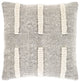 Surya Harlow Beige Pillow Shell With Down Insert 18"H X 18"W