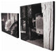 Black And White Vintage Tractors Printed Canvas Wall Hanging Set of 2