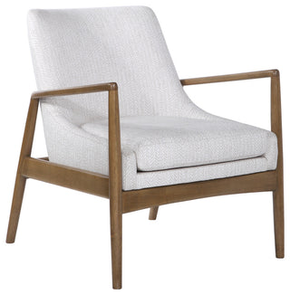 Uttermost Bev White Accent Chair