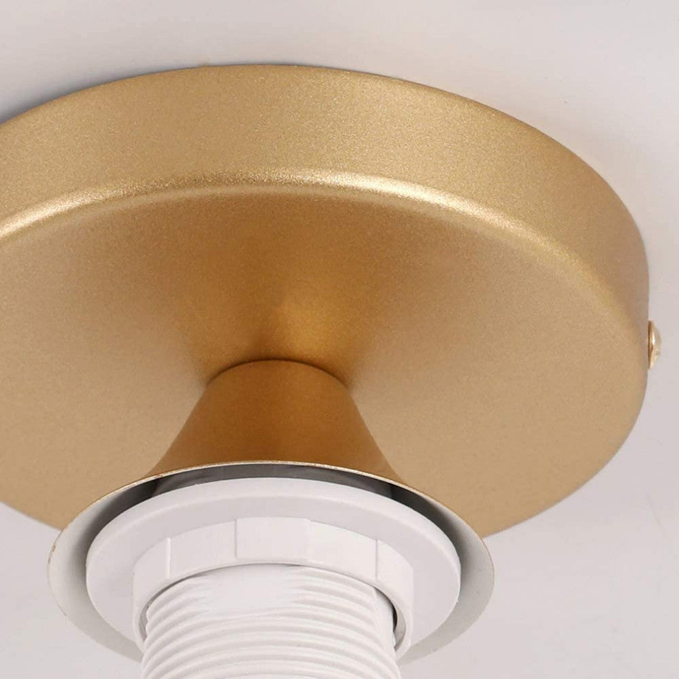 Mini Semi Flush Mount Ceiling Light Fixture globe glass ceiling lamp