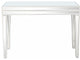 Clear Glass Mirror Console Table