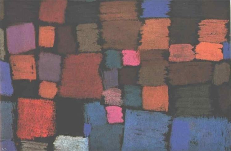 Paul Klee Coming to Bloom, 18"x27" Wall Decal