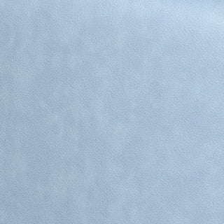 Desi Sky Blue Leather Swivel Accent Chair