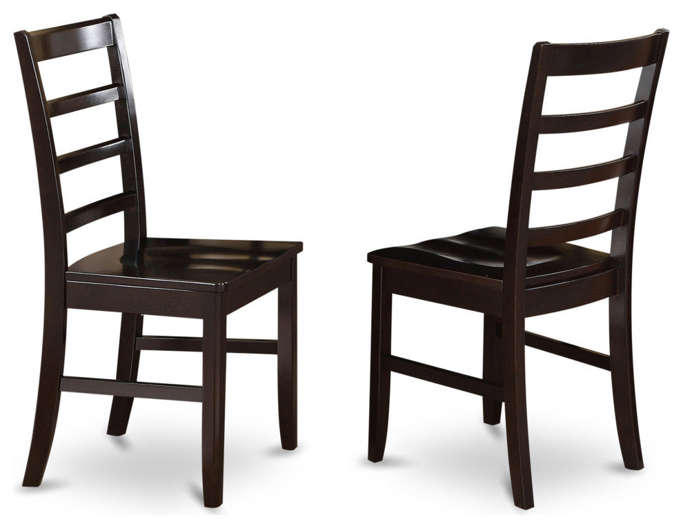 3 Pc Small Kitchen Table And Chairs Set -Table And 2 Wood Dining Chairs