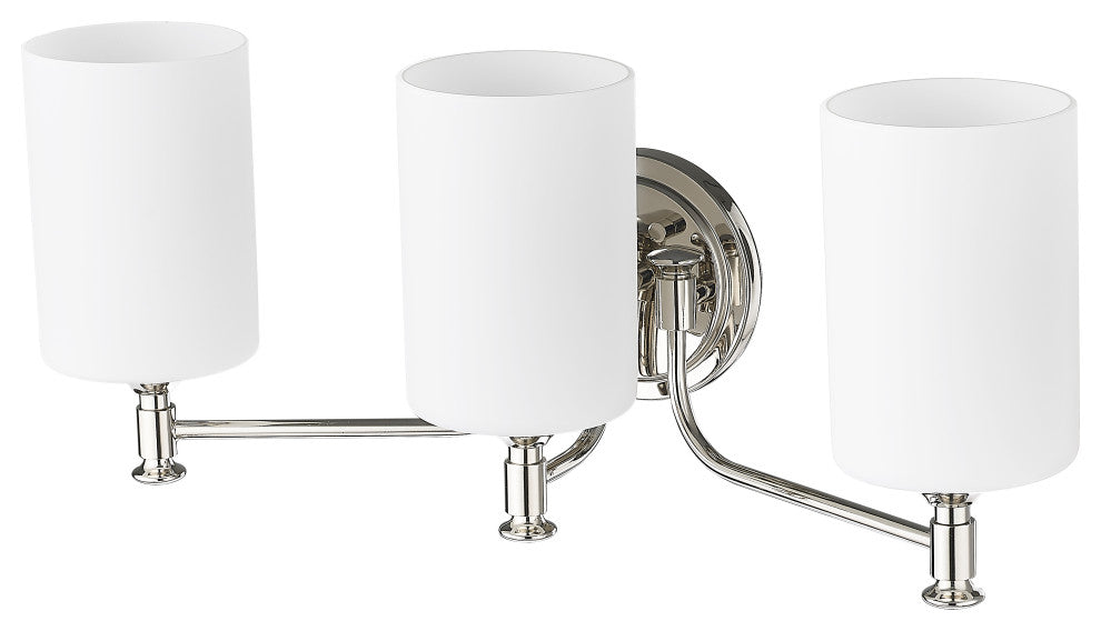 3 Light 21.625 in. Polished Nickel Vanity Light