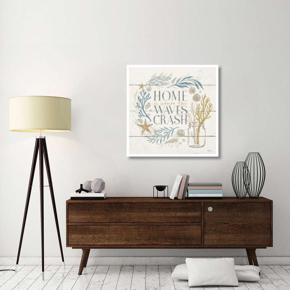 "Golden Sea II" Digital Paper Print by Janelle Penner, 38"x38"