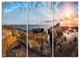 "Bright African Seashore Panorama" Metal Wall Art, 3 Panels, 36"x28"