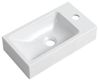 16 Inch Plywood Wall-Mounted Bathroom Vanity Set with  Gel Sink