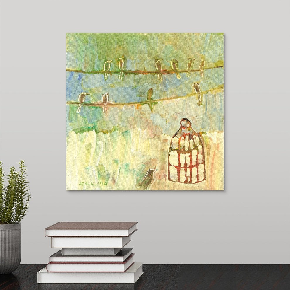 Uncaged Wrapped Canvas Art Print, 12"x12"x1.5"