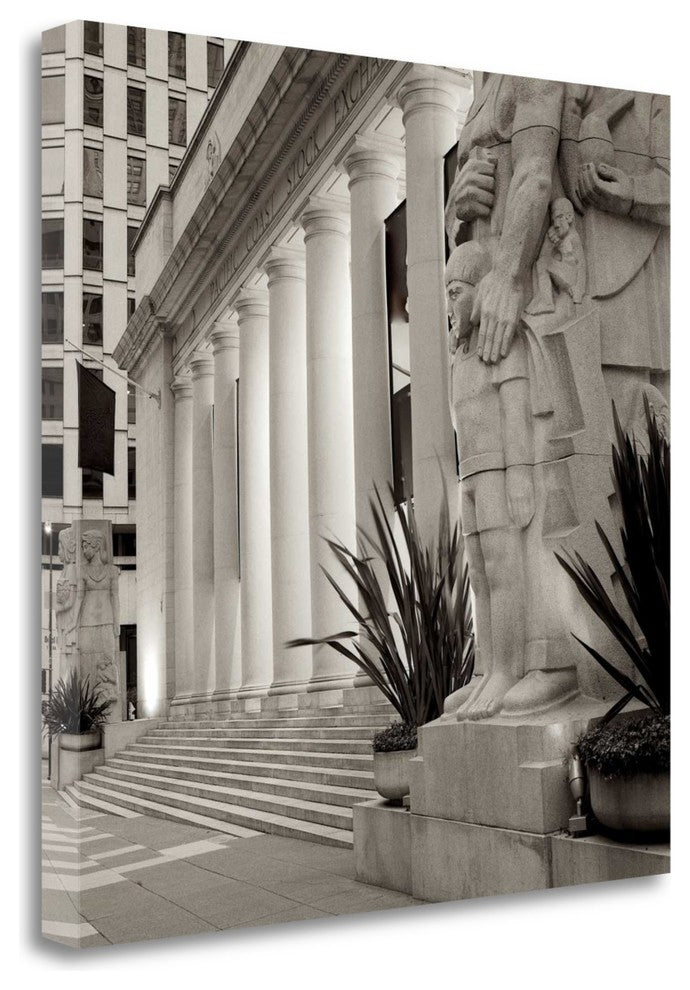 "Stock Exchange - 3" By Alan Blaustein, Giclee Print on Gallery Wrap Canvas