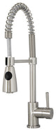 Virtu USA Neso Single Handle Faucet, Brushed Nickel
