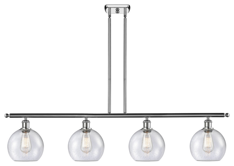 Innovations Lighting 516-4I-PC-G124-8 Athens 4 Light 48" Island Light