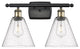 Innovations 516-2W-BAB-GBC-84-LED 2 Light Bath Vanity Light, Black Antique Brass